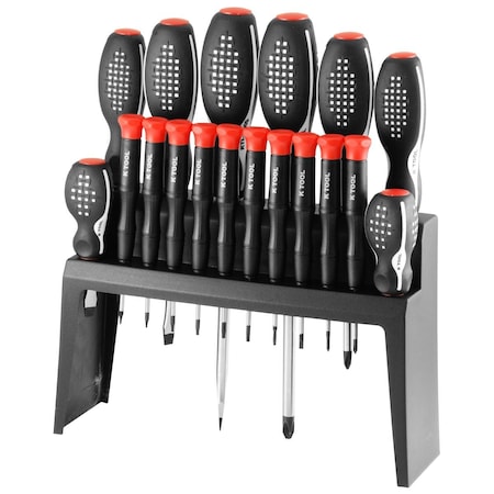 K-Tool International Screwdriver Set 18 pcs. KTI11018